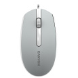 Canyon M-10, prémiová optická myš, USB, 1.000 dpi, 3 tlač, tmavo-šedá