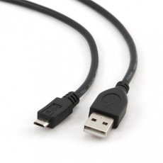 Gembird kábel Micro-USB (M)  na USB 2.0 (M) 3 m, čierny