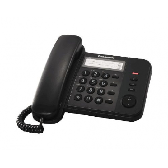 Panasonic KX-TS520FXB jednolinkovy telefon - čierny