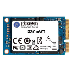 Kingston 256GB SSD KC600 mSATA, 2.5" ( r550 MB/s, w500 MB/s ))