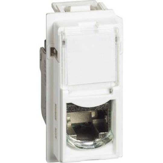 Legrand LIVING NOW DÁTOVÁ ZÁSUVKA RJ45 CAT6A STP BEZ NÁRADIA 1 MODUL BIELA