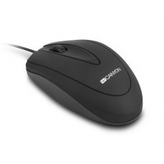 CANYON Mouse CNE-CMS1 (Wired, Optical 800 dpi, 3 btn, USB), Black