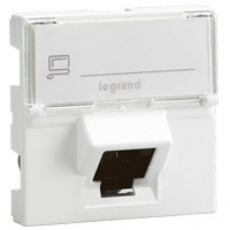 Legrand MOSAIC X RJ45 FTP CAT.6 U45° 2M