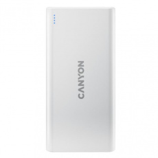 CANYON PB-106 Power bank 10000mAh Li-poly battery, Input 5V/2A, Output 5V/2.1A(Max), USB cable length 0.3m, 140*68*16mm, 0.24Kg, B