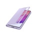 Samsung flipové púzdro Clear View pre S21 FE, fialové