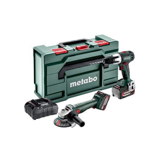 Metabo Combo Set 2.4.2 18 V SB18LT + W18Q (2x4,0Ah, ASC 55, metaBOX 165 L)