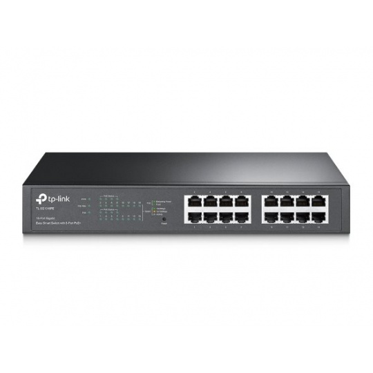 TP-LINK TL-SG1016PE 16-Port Gigabit PoE+ Easy Smart Switch, 16 Gigabit RJ45 Ports including 8 PoE+ Ports