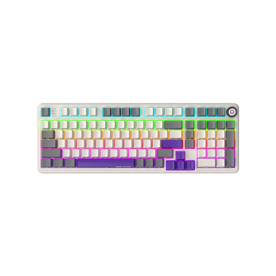 Lorgar KBA4195RT, mechanická herná klávesnica, 101 klávesov, Toxic Purple Switch, Hot-Swap, RGB, USB-C Lorgar KBA4195RT, mechanická herná klávesnica, 101 klávesov, Toxic Purple Switch, Hot-Swap, RGB, USB-C
