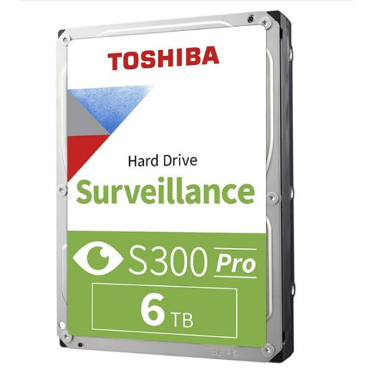 TOSHIBA S300 6TB 3.5-inch 7200 rpm Surveillance Hard Drive