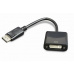 Gembird adaptér DisplayPort v.1 (M) na Dual Link DVI (F) 0.1m kábel, čierny