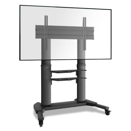 ONKRON Mobile TV Stand for 40” – 75 Inch LCD LED OLED TVs, Black