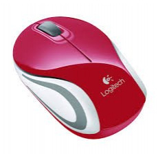 Logitech® M187 Wireless Mini Mouse - RED- 2.4GHZ - EMEA