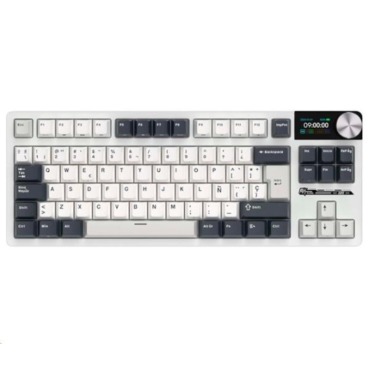 ROYAL KLUDGE RK S85 White Night Gaming Keyboard Beige switch