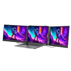 Portable monitor Blackview DCM8 Dual Screen 15.3inch 1920x1200 16:9 LCD 60Hz IPS 178 USB-C 3.1x3, sivo čierny Portable monitor Blackview DCM8 Dual Screen 15.3inch 1920x1200 16:9 LCD 60Hz IPS 178 USB-C 3.1x3, sivo čierny