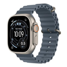 Apple Watch Ultra 3 GPS + Cellular 49mm Natural Titanium Case with Anchor Blue Ocean Band Apple Watch Ultra 3 GPS + Cellular 49mm Natural Titanium Case with Anchor Blue Ocean Band