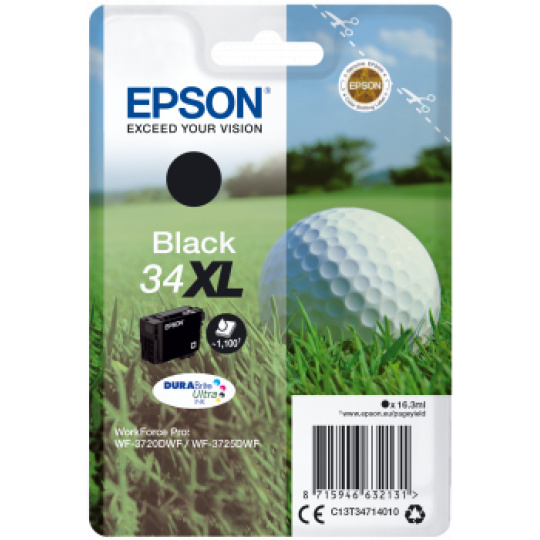 Epson atrament WF-3720 black XL 16.3ml - 1100str.