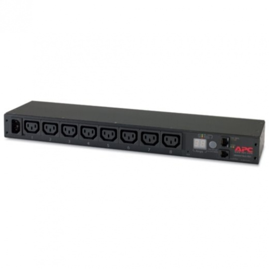 Rack PDU, Metered, 1U, 12A/208V, 10A/230V, (8) C13