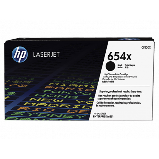 CF330X čierna tonerová kazeta HP 654X LaserJet