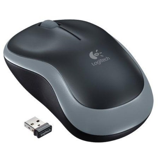 Logitech® Wireless Mouse M185 - SWIFT GREY - 2.4GHZ - N/A - EWR2 - 10PK ARCA AUTO