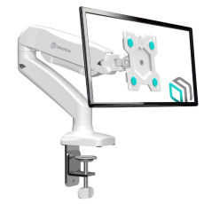 ONKRON Monitor Desk Mount for 13 to 32-Inch LCD LED OLED Screens up to 8 kg, White