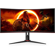 AOC CU34G2XP/BK 34" Fast VA 3440x1440 80M:1 1ms 400cd HDMI DP čierny/červený