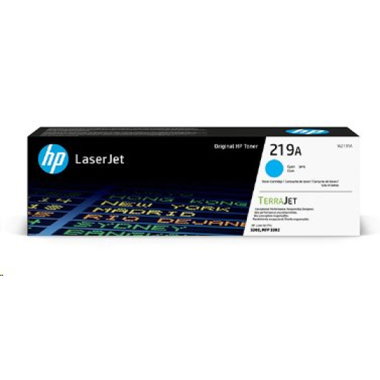 Azúrová originálna tonerová kazeta HP 219A LaserJet 1200 stran