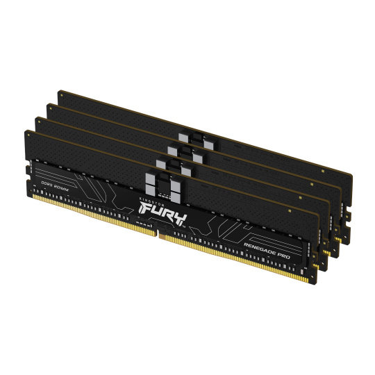 128GB (4x32GB) DDR5 5600MT/s CL28 FURY Renegade Pro RDIMM Black EXPO