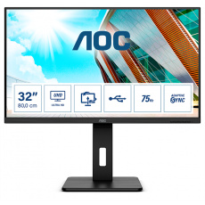 AOC U32P2CA 31.5"W VA LED 3840x2160 50 000 000:1 4ms 350cd DP 2xHDMI USB-C (65W) pivot repro AOC U32P2CA 31.5"W VA LED 3840x2160 50 000 000:1 4ms 350cd DP 2xHDMI USB-C (65W) pivot repro