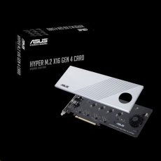 ASUS HYPER M.2 X16 GEN 4 CARD - PCIe rozširujúca karta pre 4x M.2 SSD