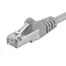 Premiumcord sp6ftp010 Patch, FTP, CAT6, AWG26, 1m, šedý Premiumcord sp6ftp010 Patch, FTP, CAT6, AWG26, 1m, šedý