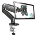 ONKRON Monitor Desk Mount for 13 to 32-Inch LCD LED OLED Screens up to 8 kg, Black