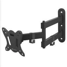 ONKRON Full Motion TV Wall Mount for 10" to 32" Screens up to 25 kg, Black