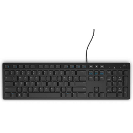 Dell Multimedia Keyboard-KB216 - Czech/Slovak (QWERTZ) - Black