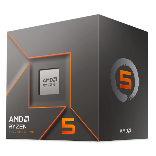 AMD, Ryzen 5 8400F, Processor BOX, soc. AM5, Wraith Stealth cooler