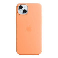 Apple iPhone 15 Plus Silicone Case with MagSafe - Orange Sorbet