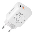 Samsung OBAL:ME Cestovná Nabíjačka USB-A + USB-C 20W White