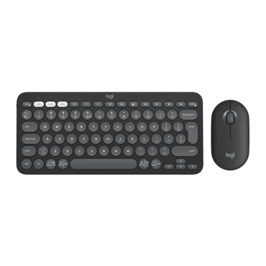 Logitech® Pebble 2 Combo - TONAL GRAPHITE - US INT'L - 2.4GHZ/BT - N/A - INTNL-973 - UNIVERSAL