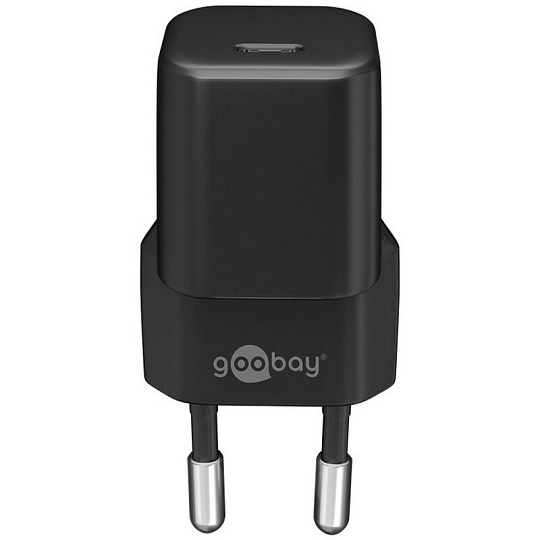 Goobay Nabíjačka USB 230V 1port, 1xUSB Typ C, 30W, Power Delivery, Fast Charge, Nano, čierna Goobay Nabíjačka USB 230V 1port, 1xUSB Typ C, 30W, Power Delivery, Fast Charge, Nano, čierna