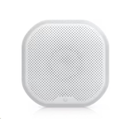 Ubiquiti All-weather siren delivering 110dB alarm and emergency LED lighting powered using PoE input