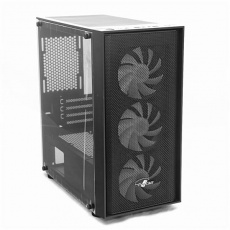 Eurocase MC G Trinity skrinka mATX, bez zdroja, čierna, 3x RGB ventilátor Eurocase MC G Trinity skrinka mATX, bez zdroja, čierna, 3x RGB ventilátor