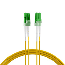 Optický kábel LC/APC-LC/APC, 3m Duplex OS2(9/125µm), LSOH, 2mm, žltý Optický kábel LC/APC-LC/APC, 3m Duplex OS2(9/125µm), LSOH, 2mm, žltý