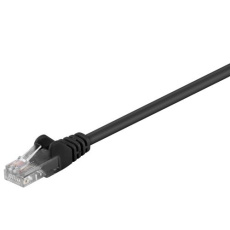CNS patch kábel Cat5E, UTP - 0,5m , čierny