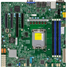 Supermicro Server board  X13SCL-F-O  1xLGA1700, ATX, Intel® C262