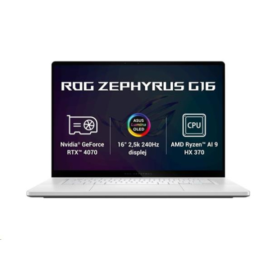 ASUS ROG Zephyrus G16 GA605KM-NEBULA007X, AI 7 - 350, 16.0˝ 2560x1600 WQXGA, RTX 5060/8GB, 32GB, SSD 1TB, W11Pro