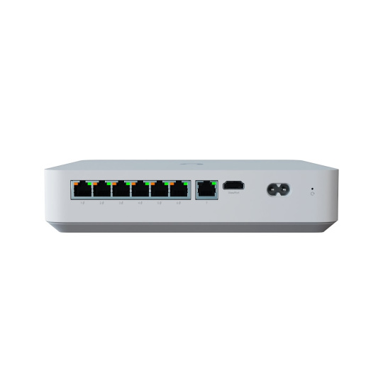 Ubiquiti Compact UniFi Protect NVR with 3.5" HDD support, featuring an integrated 6-port PoE switch, integrated HDMI Vie Ubiquiti Compact UniFi Protect NVR with 3.5" HDD support, featuring an integrated 6-port PoE switch, integrated HDMI Vie