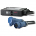 In-Line Current Meter, 16A, 230V, IEC309-16A, 2P+G