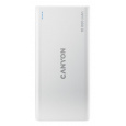 Canyon PB-108, Powerbank, Li-Pol, 10.000 mAh, Vstup: 1x Micro-USB, 1x Lightning, Výstup: 2x USB-A, biela