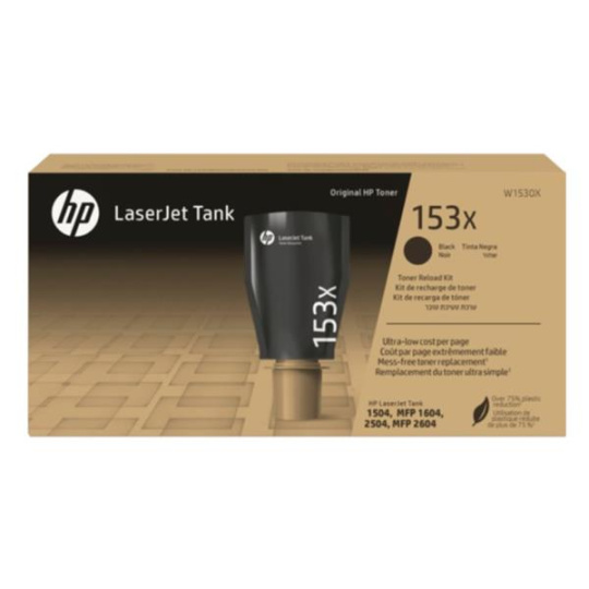 HP 153X Black Original LaserJet Tank Toner Reload Kit