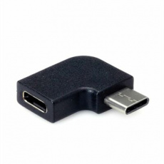 Adaptér USB 3.1 Typ C, CM/CF, uhlový/zahnutý 90° Adaptér USB 3.1 Typ C, CM/CF, uhlový/zahnutý 90°