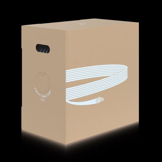 Ubiquiti Category 6A Ethernet cable for high-speed deployments in environments that require plenum-rated cabling.